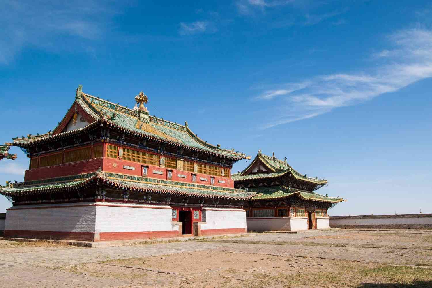 Erdene Zuu Monastery Buildings In Central Mongolia