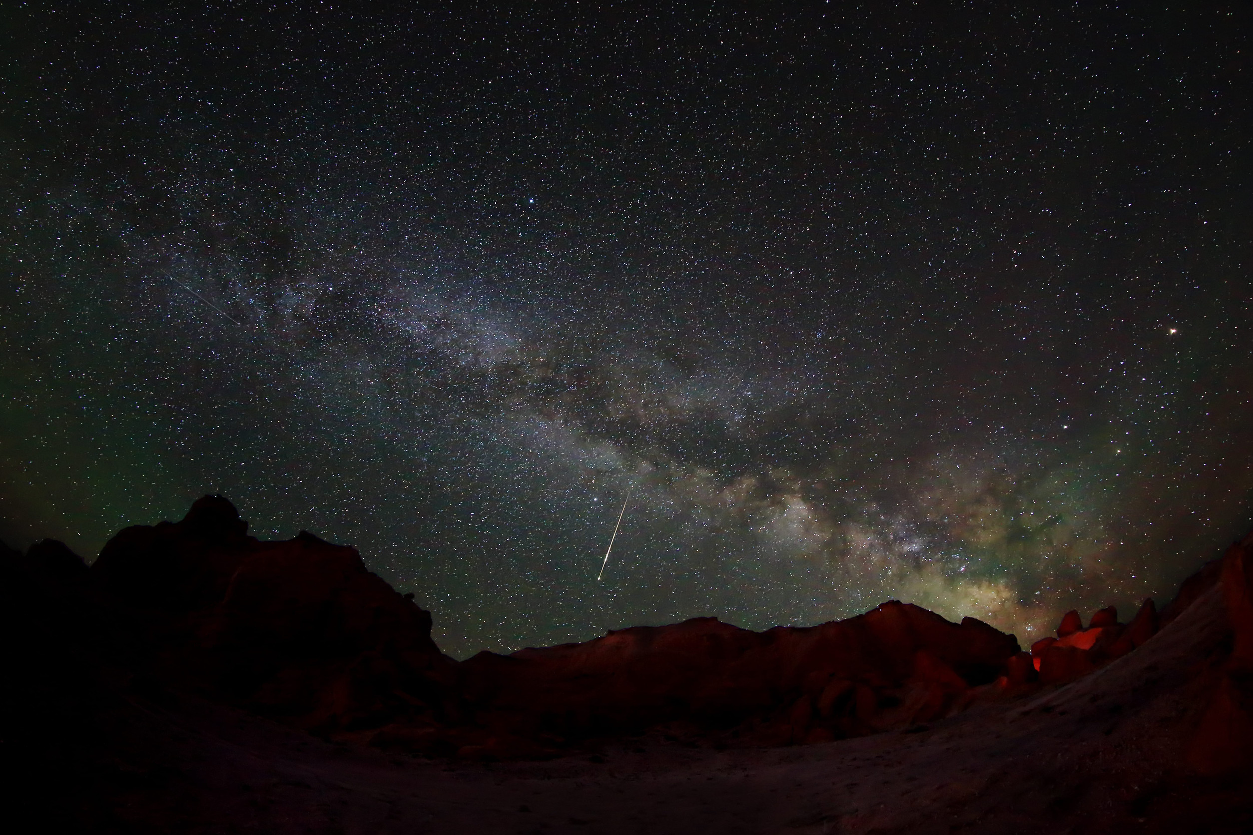 Starry Night over the canyon